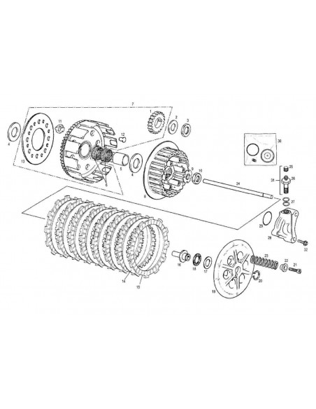 CONJUNTO CUBO EMBRAGUE GAS GAS EC 2018