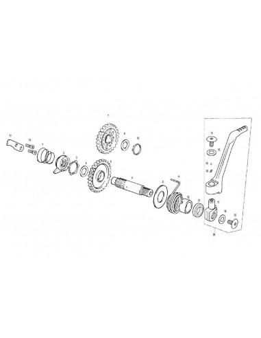 RETEN PEDAL ARRANQUE GAS GAS EC 200/250/300