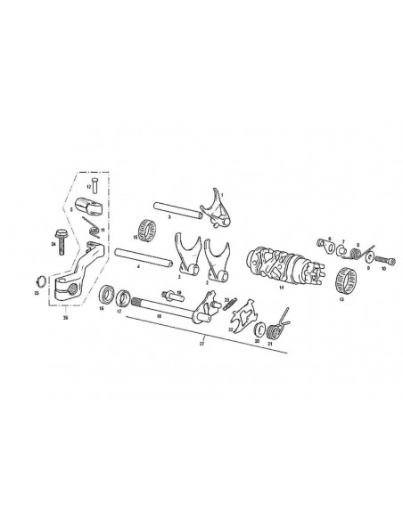 RETEN SELECTOR CAMBIO GAS GAS 12-22-7 AS-CC M03821000