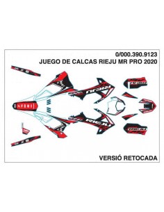 JUEGO DE CALCAS RIEJU MR PRO 2020