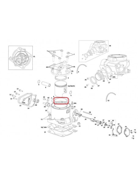 TORICA CULATA INTERIOR 75.92X1.78 VITON GAS GAS EC 300 RIEJU MR 300 TORICA CULATA INTERIOR 75.92X1.78 VITON GAS GAS EC 300 RIEJU MR 300