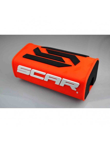 PROTECTOR DE MANILLAR SIN BARRA SCAR 3D NARANJA FLUOR