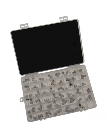 CAJA DE PASTILLAS DE REGLAJE DE VALVULAS MEDIDA 9.5MM