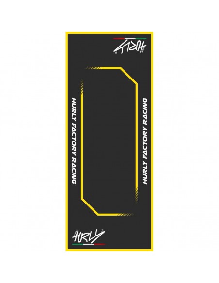 ALFOMBRA PADDOCK HURLY NEGRA AMARILLA 53X100