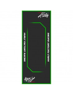 ALFOMBRA PADDOCK HURLY NEGRA VERDE 53X100