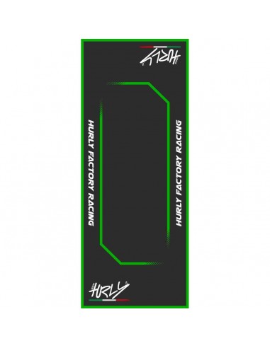 ALFOMBRA PADDOCK HURLY NEGRA VERDE 53X100