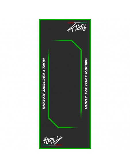 ALFOMBRA PADDOCK HURLY NEGRA VERDE 53X100