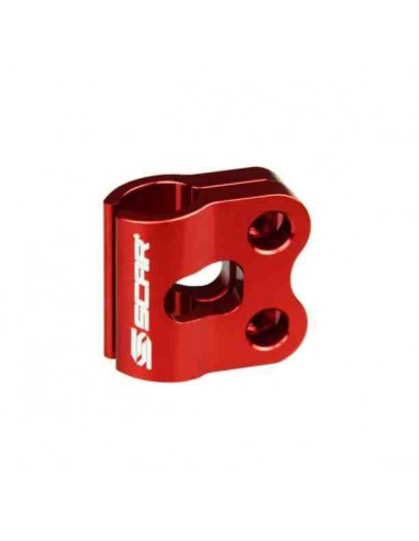 GUIA CABLE DE FRENO SCAR HONDA CRF 450R 04-20 CRF 450RX 17-20 ROJO