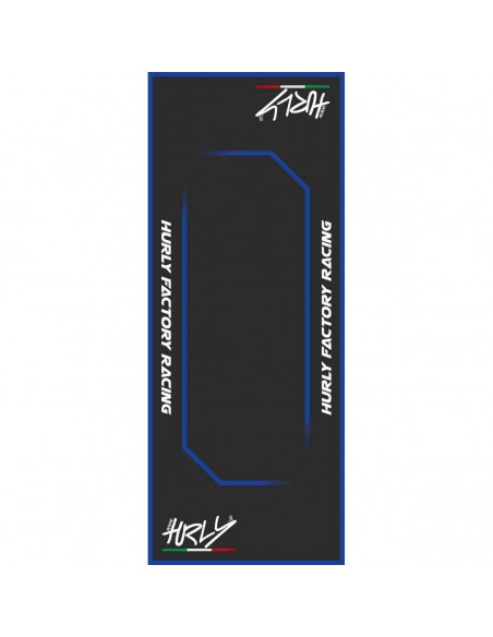 ALFOMBRA PADDOCK HURLY NEGRA AZUL 53X100