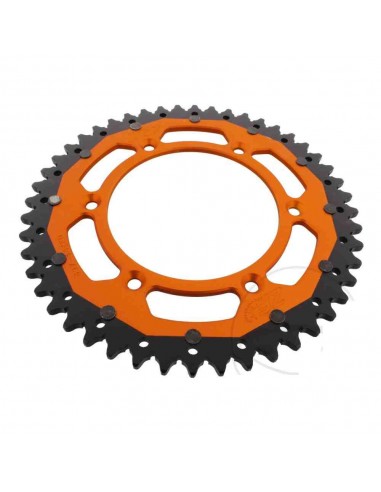 CORONA MIXTA ZF KTM EXC/SX/EXCF/SXF 125-530 NARANJA