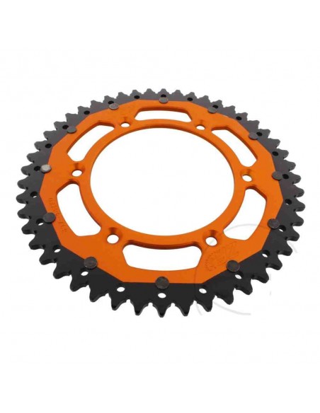 CORONA MIXTA ZF KTM EXC/SX/EXCF/SXF 125-530 NARANJA