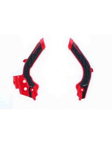 PROTECTORES DE CHASIS ACERBIS X-GRIP GAS GAS EC 2021 ROJO NEGRO