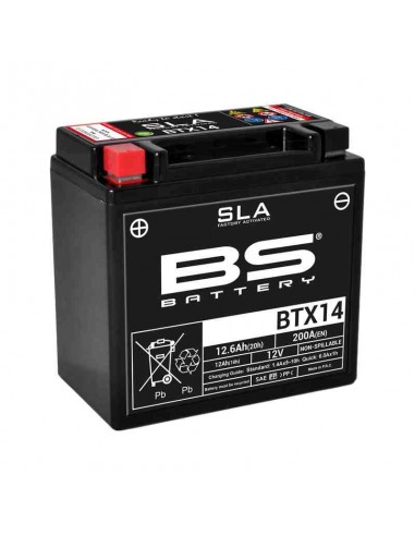 BATERIA BS BATTERY BTX14 SLA - YTX14