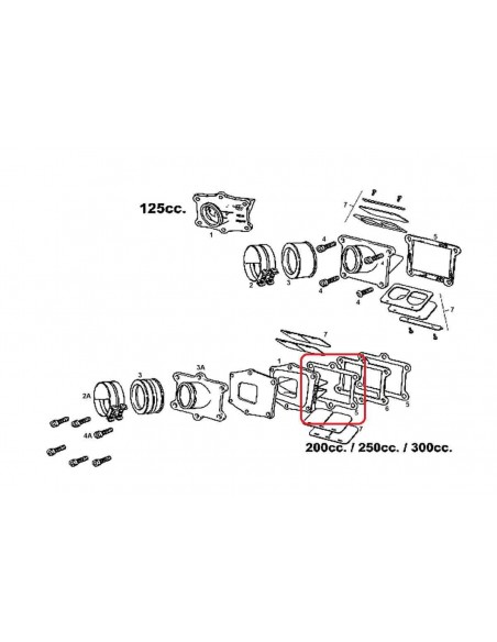 JUNTA CAJA LAMINAS TUBERA GAS GAS EC 125