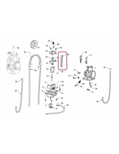 MUELLE COMPUERTA CARBURADOR KEIHIN 1290-A53-2000