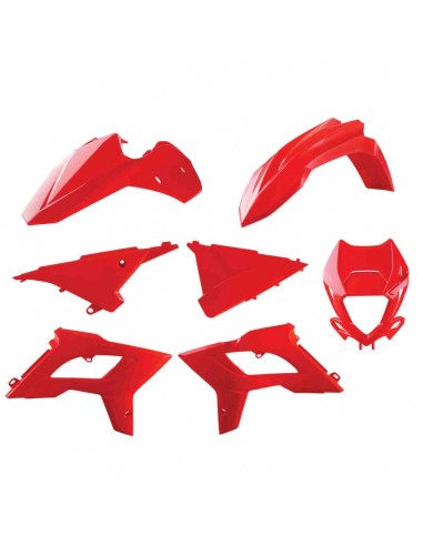 KIT PLASTICOS POLISPORT RESTYLING BETA RR 2T/4T 13-17 ROJOS EN MODELO 2021