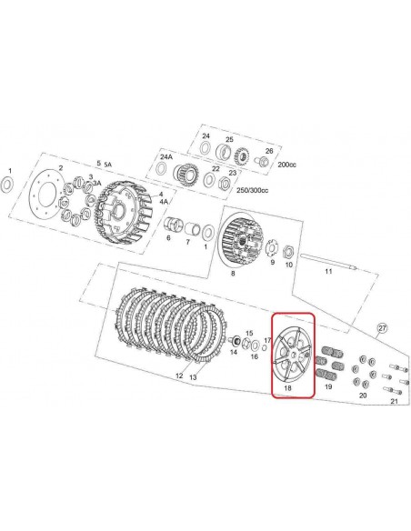 PREMSA PLATO GAS GAS ENDURO 2018