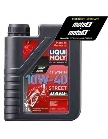 ACEITE LIQUI MOLY 100% SINTETICO 10W40 OFF ROAD STREET RACE - 1 LITRO