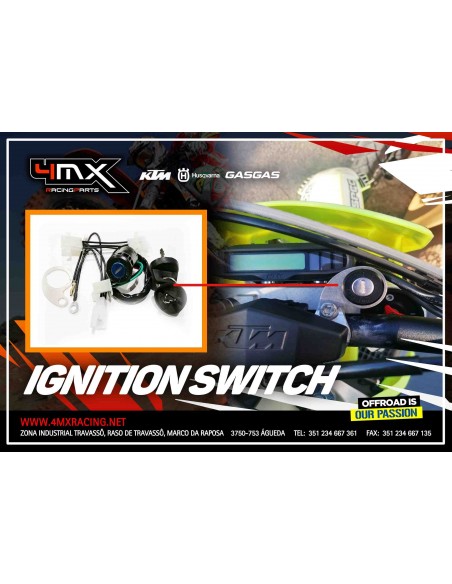 LLAVE DE ARRANQUE KTM EXC/EXCF 04-21 HUSABERG 13-14 HUSQVARNA TE/FE 24-21 GAS GAS EC 2021