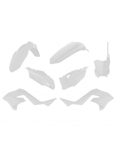 KIT PLASTICOS POLISPORT RESTYLING KAWASAKI KX 125/250 03-08 BLANCOS KIT PLASTICOS POLISPORT RESTYLING KAWASAKI KX 125/250 03-08 BLANCOS