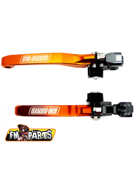 JUEGO MANETAS FM PARTS KTM EXC 15-21 SX/SXF 14-21 NARANJAS - BOMBA BREMBO