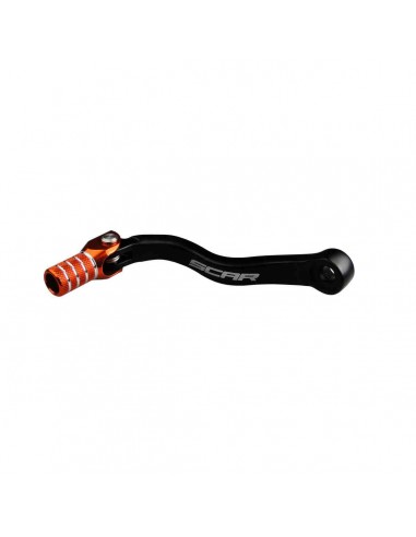 PEDAL DE CAMBIO SCAR KTM EXC 250/300 17-22 EXCF/SXF 350 17-22 NEGRO NARANJA