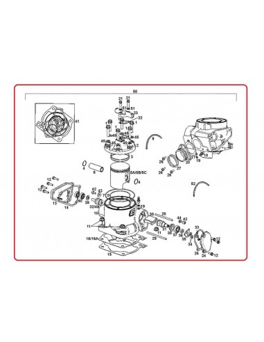 KIT CILINDRO COMPLETO GAS GAS EC 250 18-19 - VALIDO DESDE 1998