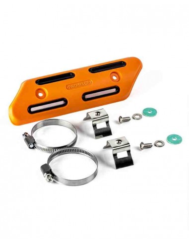 PROTECTOR DE COLECTOR PRO RACE NARANJA