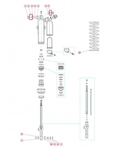 TORICA ROTULA SUSPENSION KAYABA ENDURO 2
