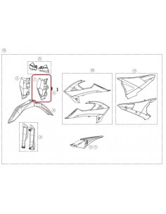 PLASTICO PORTAFARO GAS GAS EC 18-19 RIEJU MR 300 20-21 NEGRO