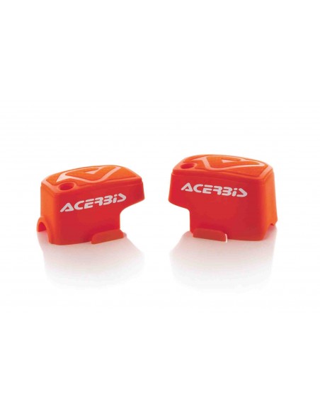 TAPAS BOMBA FRENO Y EMBRAGUE BREMBO ACERBIS NARANJAS