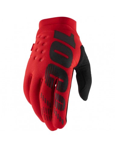 GUANTES 100% BRISKER NEOPRENO ROJOS