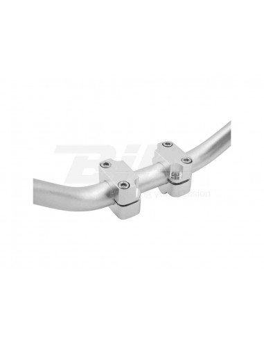 TORRETAS CONVERSION MANILLAR 22,2MM A 28,6MM PLATA