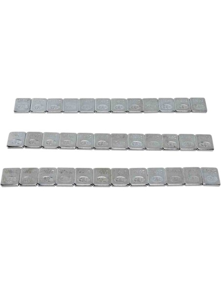 CONTRA PESO EQUILIBRADO RUEDA ADHESIVO 7GR - 36 UNIDADES CROMADO