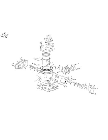 TORICA CULATA INTERIOR GAS GAS EC 200/250 - 75.92X1.78