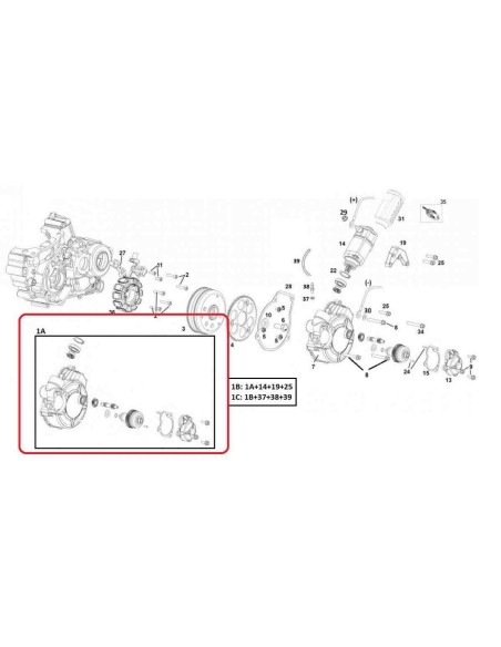 KIT TAPA DE ARRANQUE Y BENDIX MEJORADO GAS GAS EC RIEJU MR