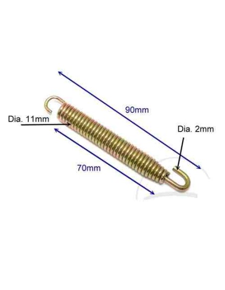 MUELLES DE ESCAPE 90MM - 4 UNIDADES