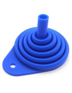 EMBUDO DE SILICONA AZUL