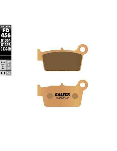 PASTILLAS DE FRENO TRASERAS GALFER BETA RR 2T Y 4T XTRAINER 250/300