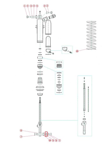 CASQUILLO INFERIOR SUSPENSION KAYABA 10X17X12