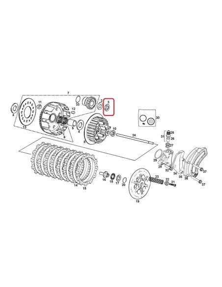 TUERCA BLOCAJE PIÑON DE CIGUEÑAL GAS GAS EC
