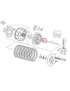 TUERCA FIJACION CUBO EMBRAGUE GAS GAS EC