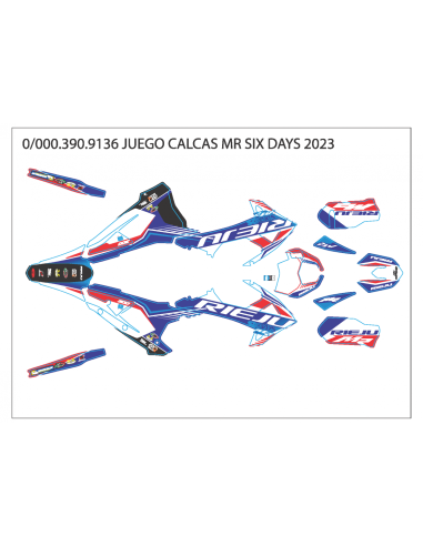 JUEGO CALCAS MR SIX DAYS 2023