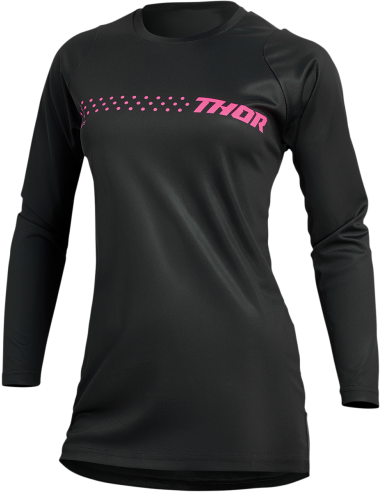 CAMISETA THOR CHICA SECTOR MINIMAL NEGRA ROSA FLUOR 2023