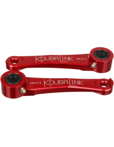 KIT BIELETA REBAJAR ALTURA KOUBALINK (31.8 - 38.1 MM) ROJO - HONDA