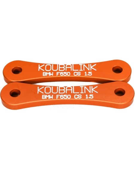 KIT BIELETA REBAJAR ALTURA KOUBALINK (38.1 MM) NARANJA - BMW F650CS