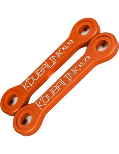 KIT BIELETA REBAJAR ALTURA KOUBALINK (25.4 - 31.8 MM) NARANJA - KAWASAKI KLX250R / 300R