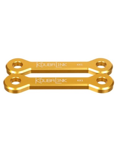KIT BIELETA REBAJAR ALTURA KOUBALINK (25.4 MM) DORADO - KAWASAKI KX125 / 250