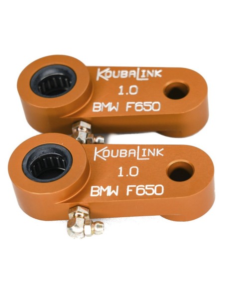 KIT BIELETA REBAJAR ALTURA KOUBALINK (25.4 MM) NARANJA - BMW F650 FUNDURO