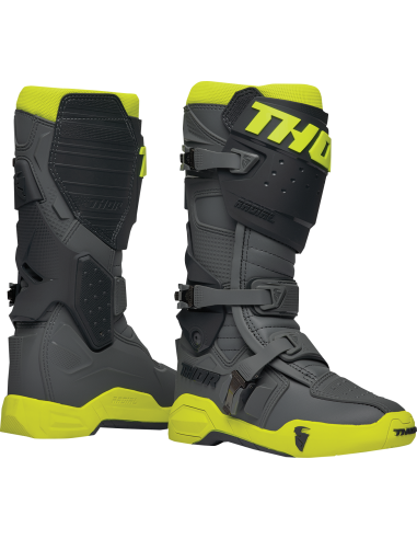 BOTAS THOR RADIAL GRIS AMARILLO FLUOR